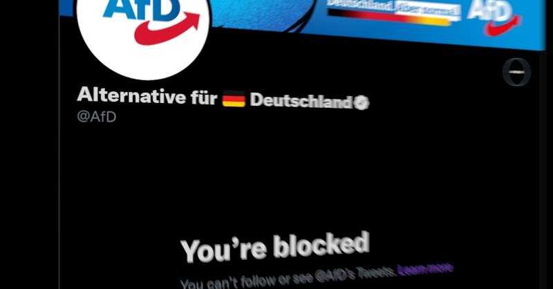 Schritt-für-Schritt-Anleitung: Wie Sie von der AfD geblockt werden können!